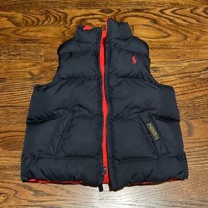 Ralph Lauren vest puffer jacket reversible 18 months